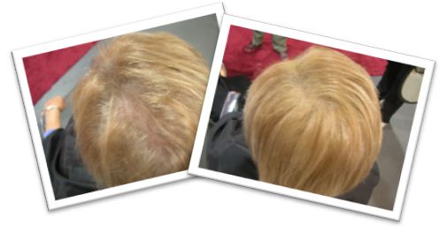 Short Blonde Hair Before & After