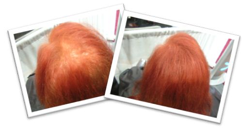 Long Red Hair Before & After